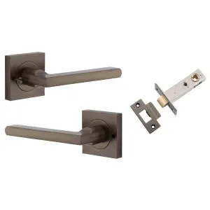 Baltimore Lever Square Rose (Inbuilt Privacy) Signature Brass by Iver, a Door Hardware for sale on Style Sourcebook