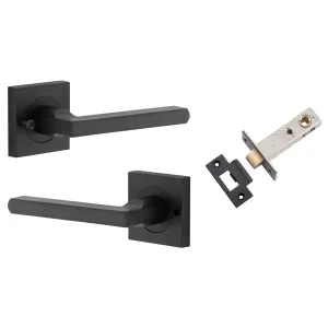 Baltimore Lever Square Rose (Inbuilt Privacy) Matt Black by Iver, a Door Hardware for sale on Style Sourcebook