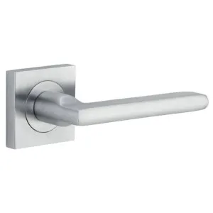 Door Lever Baltimore Sq Rose SC D52xP55mm by Iver, a Door Hardware for sale on Style Sourcebook