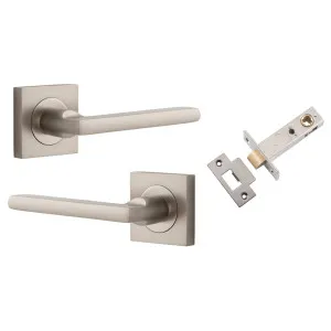 Baltimore Lever Square Rose Passage Kit Satin Nickel by Iver, a Door Hardware for sale on Style Sourcebook