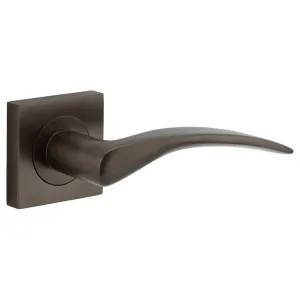 Door Lever Oxford Sq Rose AB D52xP60mm by Iver, a Door Hardware for sale on Style Sourcebook
