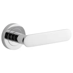 Bronte Lever Polished Chrome Round Rose by Iver, a Door Hardware for sale on Style Sourcebook