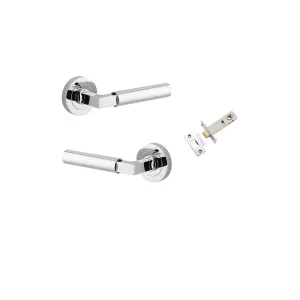 Berlin Lever Round Rose Passage Kit Polished Chrome by Iver, a Door Hardware for sale on Style Sourcebook