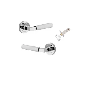Brunswick Lever Round Rose Passage Kit Polished Chrome by Iver, a Door Hardware for sale on Style Sourcebook