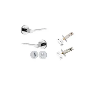 Como Lever Round Rose Privacy Kit Polished Chrome by Iver, a Door Hardware for sale on Style Sourcebook