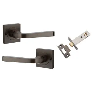 Annecy Lever Square Rose (Inbuilt Privacy) Signature Brass by Iver, a Door Hardware for sale on Style Sourcebook