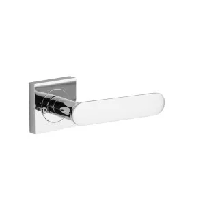 Bronte Lever Square Rose Privacy Kit (Inbuilt Privacy) Polished Chrome by Iver, a Door Hardware for sale on Style Sourcebook