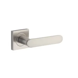 Bronte Lever Satin Nickel Square Rose by Iver, a Door Hardware for sale on Style Sourcebook