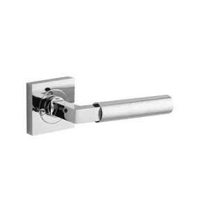 Berlin Lever Square Rose Privacy Kit (Inbuilt Privacy) Polished Chrome by Iver, a Door Hardware for sale on Style Sourcebook