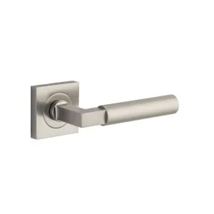 Berlin Lever Satin Nickel Square Rose by Iver, a Door Hardware for sale on Style Sourcebook