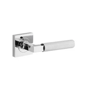 Brunswick Lever Square Rose Privacy Kit (Inbuilt Privacy) Polished Chrome by Iver, a Door Hardware for sale on Style Sourcebook