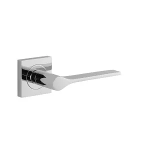 Como Lever Polished Chrome Square Rose by Iver, a Door Hardware for sale on Style Sourcebook