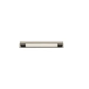 Cali Cabinet Pull With Backplate Satin Nickel Ctc 160Mm by Iver, a Cabinet Hardware for sale on Style Sourcebook