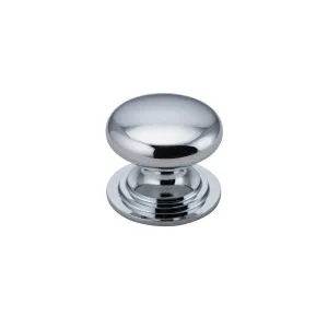 Sarlat Cupboard Knob P32xD38mm Polished Chrome by Iver, a Cabinet Hardware for sale on Style Sourcebook