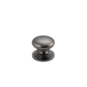 Sarlat Cupboard Knob P27xD32mm Distressed Nickel by Iver, a Cabinet Hardware for sale on Style Sourcebook