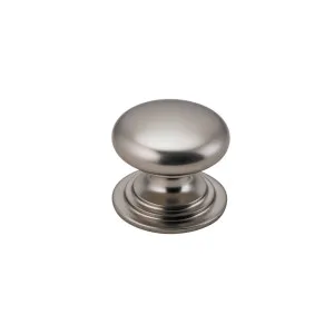 Sarlat Cupboard Knob P32xD38mm Satin Nickel by Iver, a Cabinet Hardware for sale on Style Sourcebook