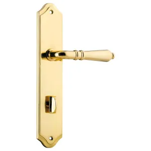 Sarlat Shouldered 85mm Privacy Set, Pol. Brass by Iver, a Door Hardware for sale on Style Sourcebook