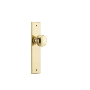 Paddington Knob Polished Brass Chamfered Backplate by Iver, a Door Hardware for sale on Style Sourcebook