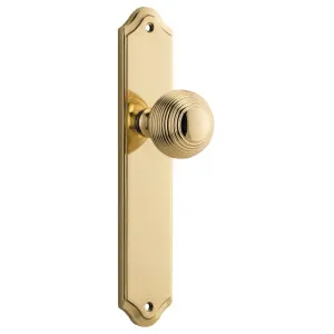 Guildford Knob Shouldered Backplate Polished Brass by Iver, a Door Hardware for sale on Style Sourcebook