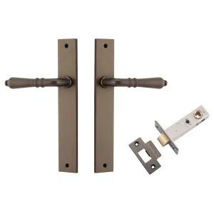 Sarlat Lever Rectangular Backplate Passage Kit Signature Brass by Iver, a Door Hardware for sale on Style Sourcebook