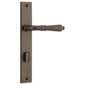 Sarlat Rect. 85mm Privacy Lever Set, Signature Brass by Iver, a Door Hardware for sale on Style Sourcebook
