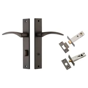 Oxford Lever Rectangular Backplate Privacy Kit w Privacy Turn Signature Brass by Iver, a Door Hardware for sale on Style Sourcebook