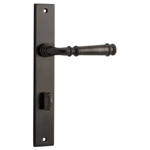 Verona Lever Rectangular Backplate Signature Brass by Iver, a Door Hardware for sale on Style Sourcebook