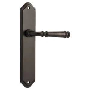 Verona Lever Shouldered Backplate Signature Brass by Iver, a Door Hardware for sale on Style Sourcebook