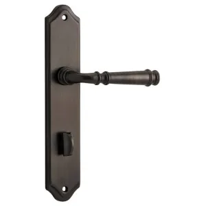 Verona Lever Shouldered Backplate Signature Brass by Iver, a Door Hardware for sale on Style Sourcebook