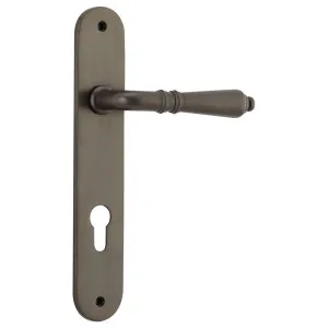 Sarlat Oval Euro Lever Set, Signature Brass by Iver, a Door Hardware for sale on Style Sourcebook