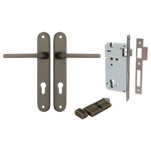 Baltimore Lever Oval Backplate Entrance Kit w High Security Lock Signature Brass by Iver, a Door Hardware for sale on Style Sourcebook