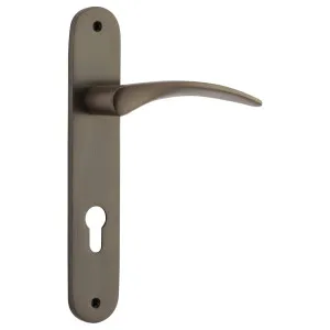 Oxford Oval Euro Lever Set Signature Brass by Iver, a Door Hardware for sale on Style Sourcebook