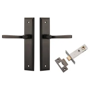 Annecy Lever Stepped Backplate Passage Kit Signature Brass by Iver, a Door Hardware for sale on Style Sourcebook