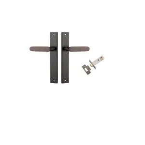 Bronte Lever Rectangular Backplate Passage Kit Signature Brass by Iver, a Door Hardware for sale on Style Sourcebook