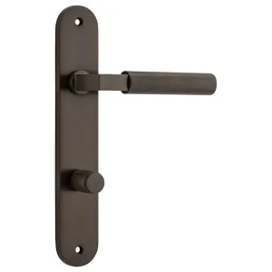 Berlin Lever Signature Brass Oval Backplate by Iver, a Door Hardware for sale on Style Sourcebook