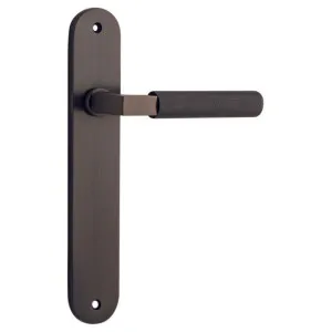 Brunswick Lever Signature Brass Oval Backplate by Iver, a Door Hardware for sale on Style Sourcebook