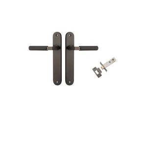 Brunswick Lever Oval Backplate Passage Kit Signature Brass by Iver, a Door Hardware for sale on Style Sourcebook