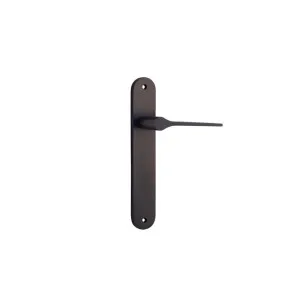 Como Lever Signature Brass Oval Backplate by Iver, a Door Hardware for sale on Style Sourcebook