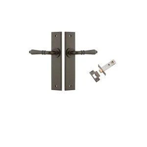 Sarlat Lever Chamfered Backplate Passage Kit Signature Brass by Iver, a Door Hardware for sale on Style Sourcebook