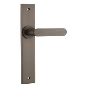 Bronte Lever Signature Brass Chamfered Backplate by Iver, a Door Hardware for sale on Style Sourcebook