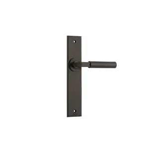 Berlin Lever Signature Brass Chamfered Backplate by Iver, a Door Hardware for sale on Style Sourcebook