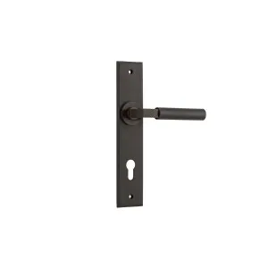 Berlin Lever Signature Brass Chamfered Backplate by Iver, a Door Hardware for sale on Style Sourcebook