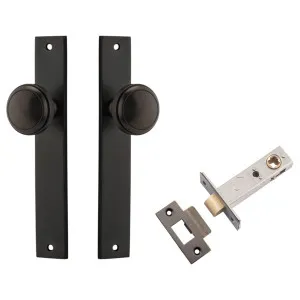 Paddington Knob Rectangular Backplate Passage Kit Signature Brass by Iver, a Door Hardware for sale on Style Sourcebook
