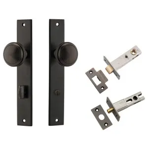 Paddington Knob Rectangular Backplate Privacy Kit w Privacy Turn Signature Brass by Iver, a Door Hardware for sale on Style Sourcebook