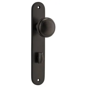 Paddington Knob Oval Backplate Signature Brass by Iver, a Door Hardware for sale on Style Sourcebook