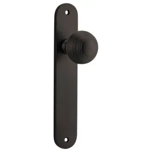 Guildford Knob Oval Backplate Signature Brass by Iver, a Door Hardware for sale on Style Sourcebook