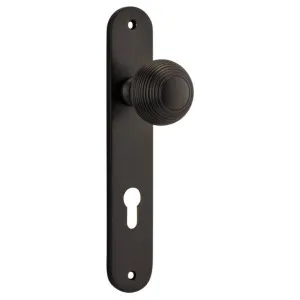 Guildford Knob Oval Backplate Signature Brass by Iver, a Door Hardware for sale on Style Sourcebook