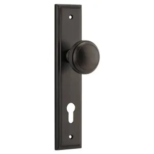 Paddington Knob Stepped Backplate Signature Brass by Iver, a Door Hardware for sale on Style Sourcebook