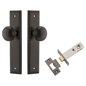 Paddington Knob Stepped Backplate Passage Kit Signature Brass by Iver, a Door Hardware for sale on Style Sourcebook