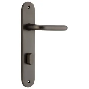 Oslo Lever Oval Backplate Signature Brass by Iver, a Door Hardware for sale on Style Sourcebook